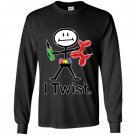 I twist balloon artist busybodies stick figure gift Long Sleeve