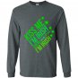 Kiss me im irish lucky leaf patricks day Long Sleeve