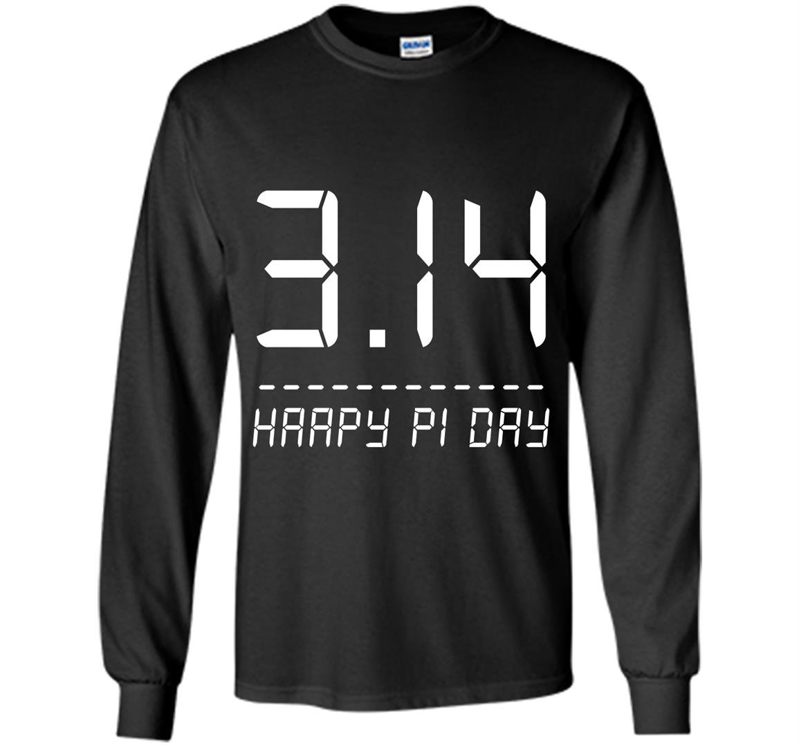 Math funny 3-14 happy pi day Long Sleeve
