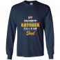 My favorite catcher calls me dad baseball softball Long Sleeve