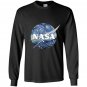 Nasa starry night classic chevron logo graphic Long Sleeve