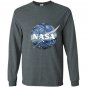 Nasa starry night classic chevron logo graphic Long Sleeve
