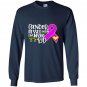 Neuroblastoma cancer messed with the wrong kid purple Long Sleeve