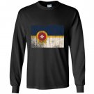 New tulsa flag vintage style distressed Long Sleeve