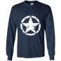 Oscar mike jeep military star Long Sleeve