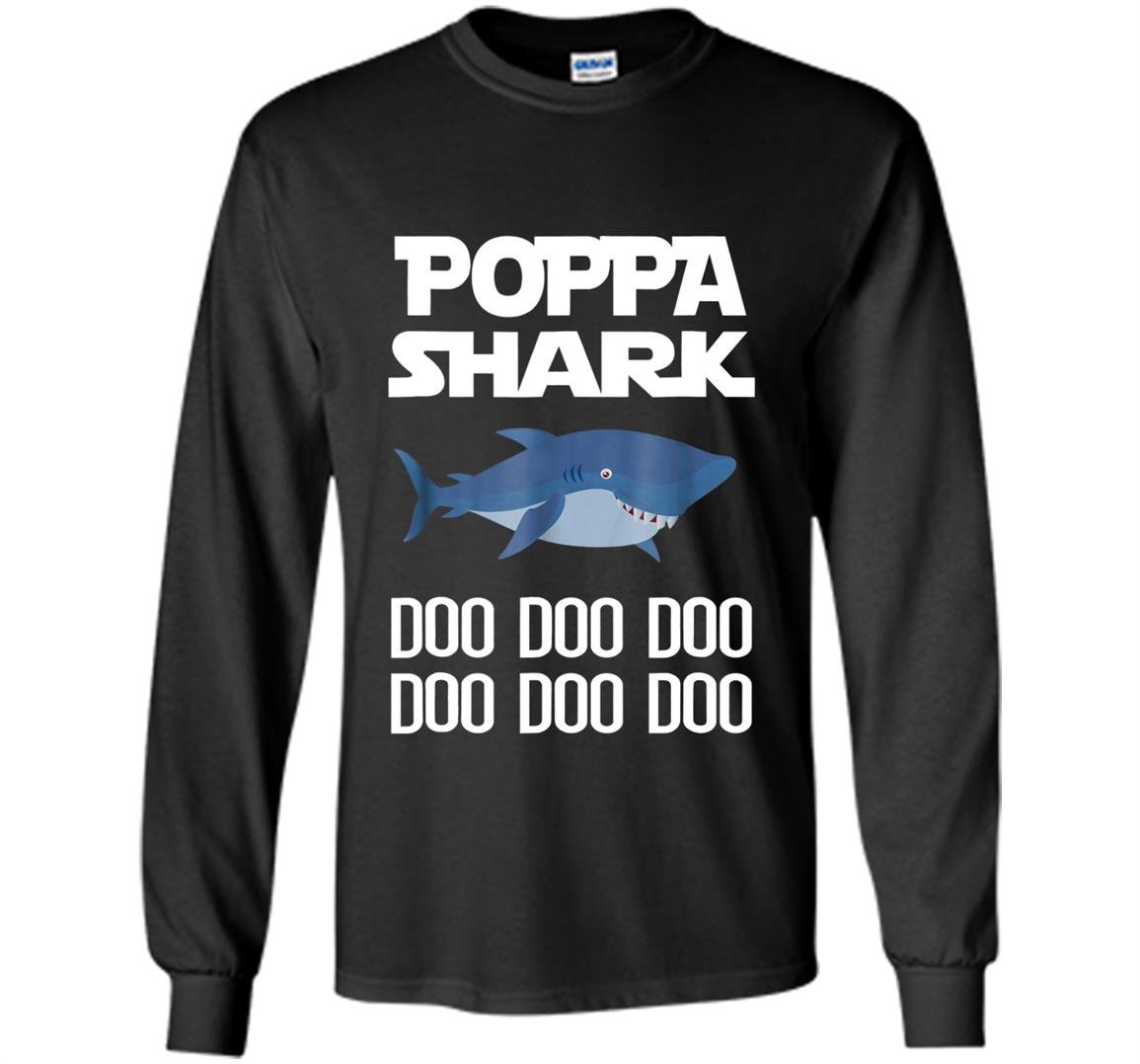Poppa shark doo doo doo Long Sleeve