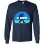 Retro snowboard yeti snowboarding Long Sleeve