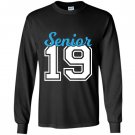 Senior class of 2019 blue jersey style Long Sleeve