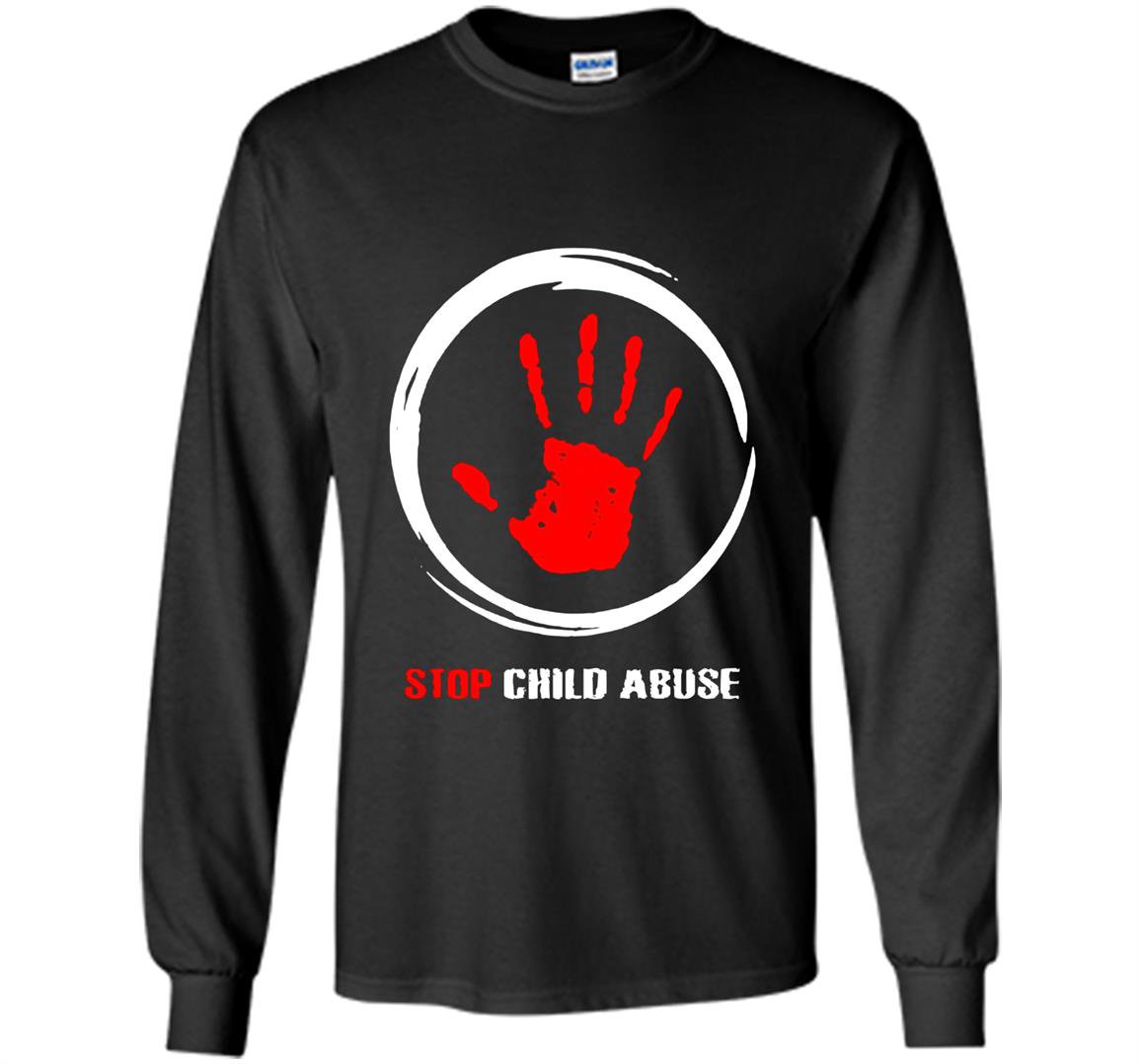 Stop child abuse Long Sleeve