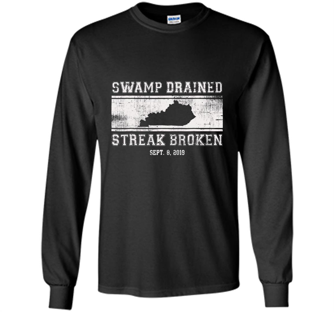 Swamp drained streak broken kentucky football Long Sleeve