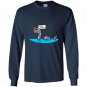 Tree fiddy funny loch ness monster nessie Long Sleeve