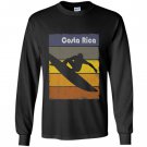 Costa rica surfing lovers beach surf fans Long Sleeve