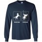 Unicorn pole dance your girlfriend my girlfriend Long Sleeve