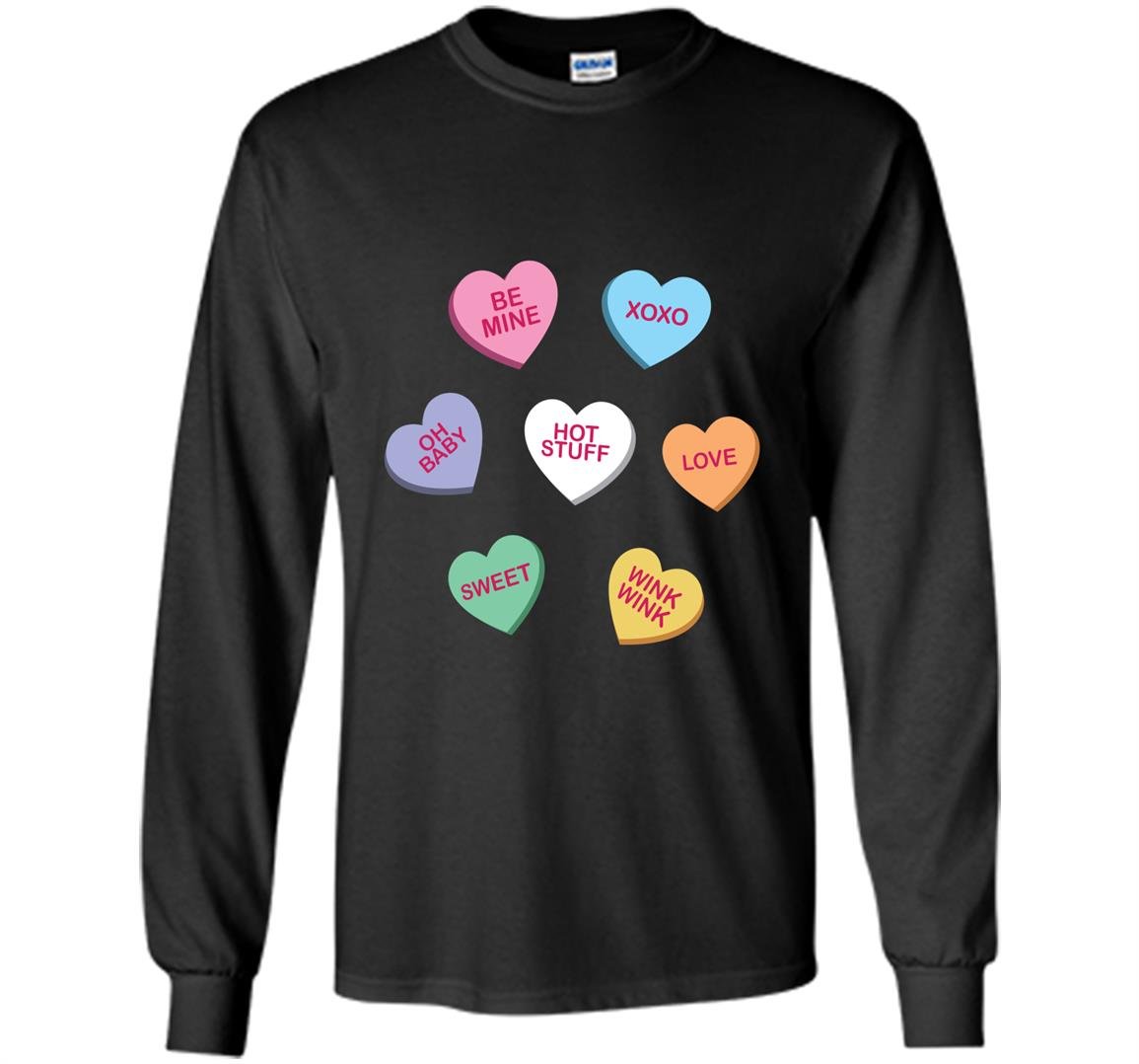 Valentines conversation hearts Long Sleeve