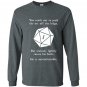 You reach out to push the orc off the ledge Long Sleeve