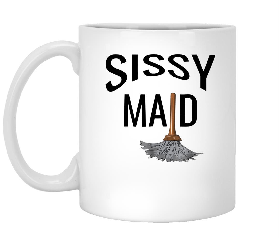Bdsm sissy maid naughty daddy submissive kink Mug White