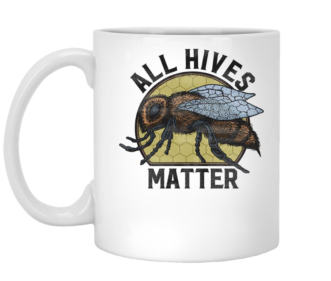 Beekeeping all hives matter beekeeper honey bee Mug White