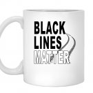 Lines matter burnout Mug White