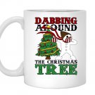 Dabbing around the christmas tree mr bingle Mug White