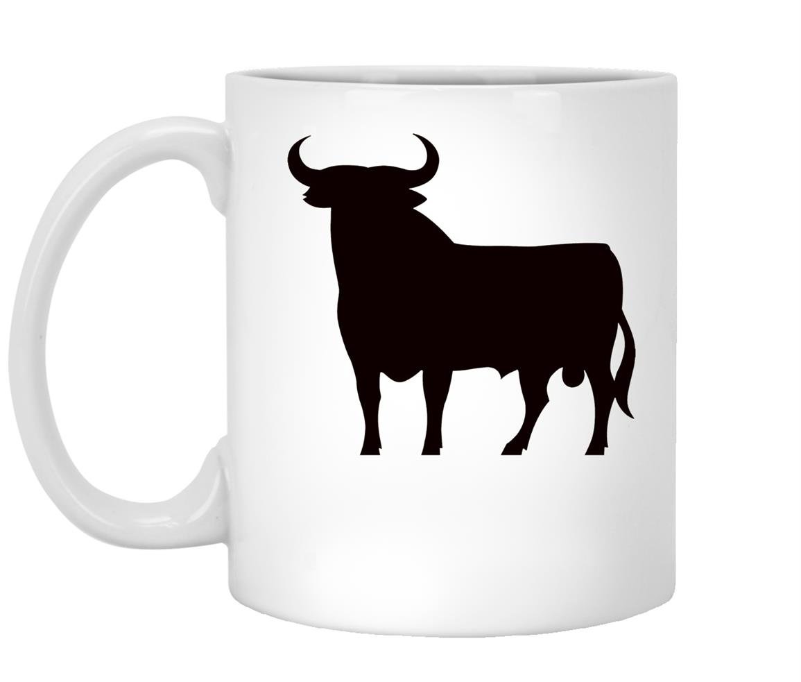 El toro de osborne spain spanish bull icon Mug White