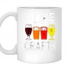 I like crafts funny vintage brewer craft beer lover Mug White