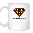 Jesus is my superheo hero Mug White
