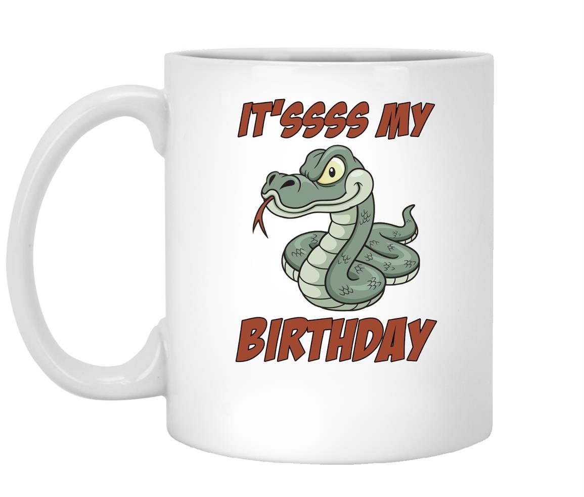 Birthday snake itssss my birthday gift Mug White