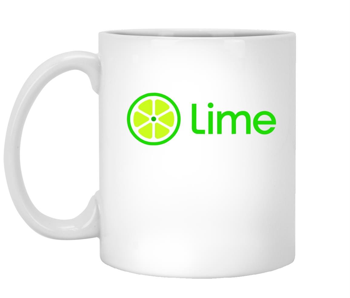 Lime logolime bike lime scooters Mug White