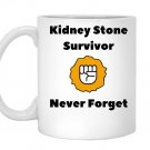 Kidney stone survivor gift by sick joke gifts Mug White