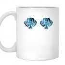 Mermaid shell mermaid top festival birthday party Mug White