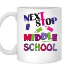 Next stop middle school graduation giftfor Mug White