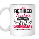 Retired teacher make the best grandmasmama teacher Mug White