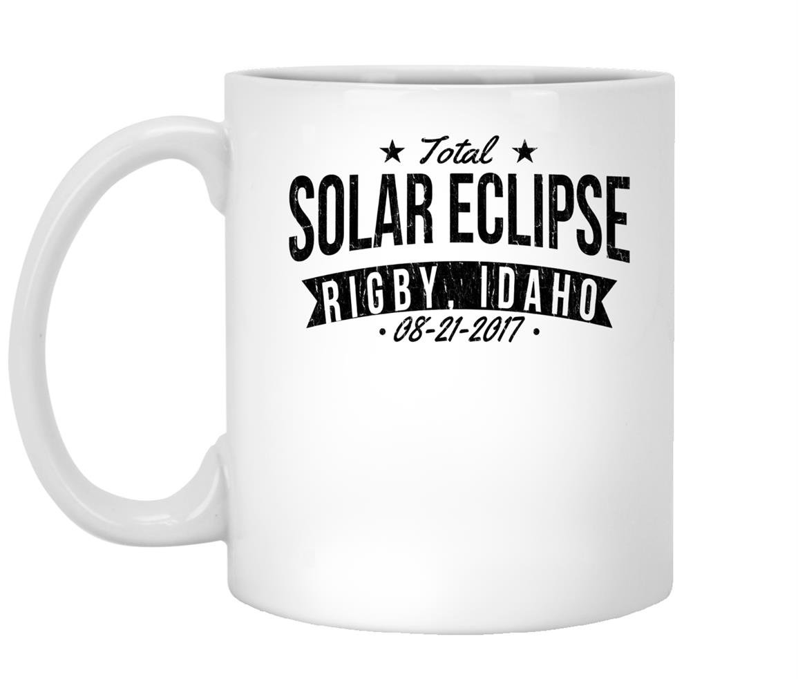 Solar eclipse rigby id august 2017 gift Mug White