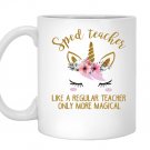 Special education teacher cute magical unicorn gif Mug White