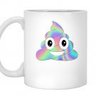 Unicorn poop emoji holowomen graphic Mug White