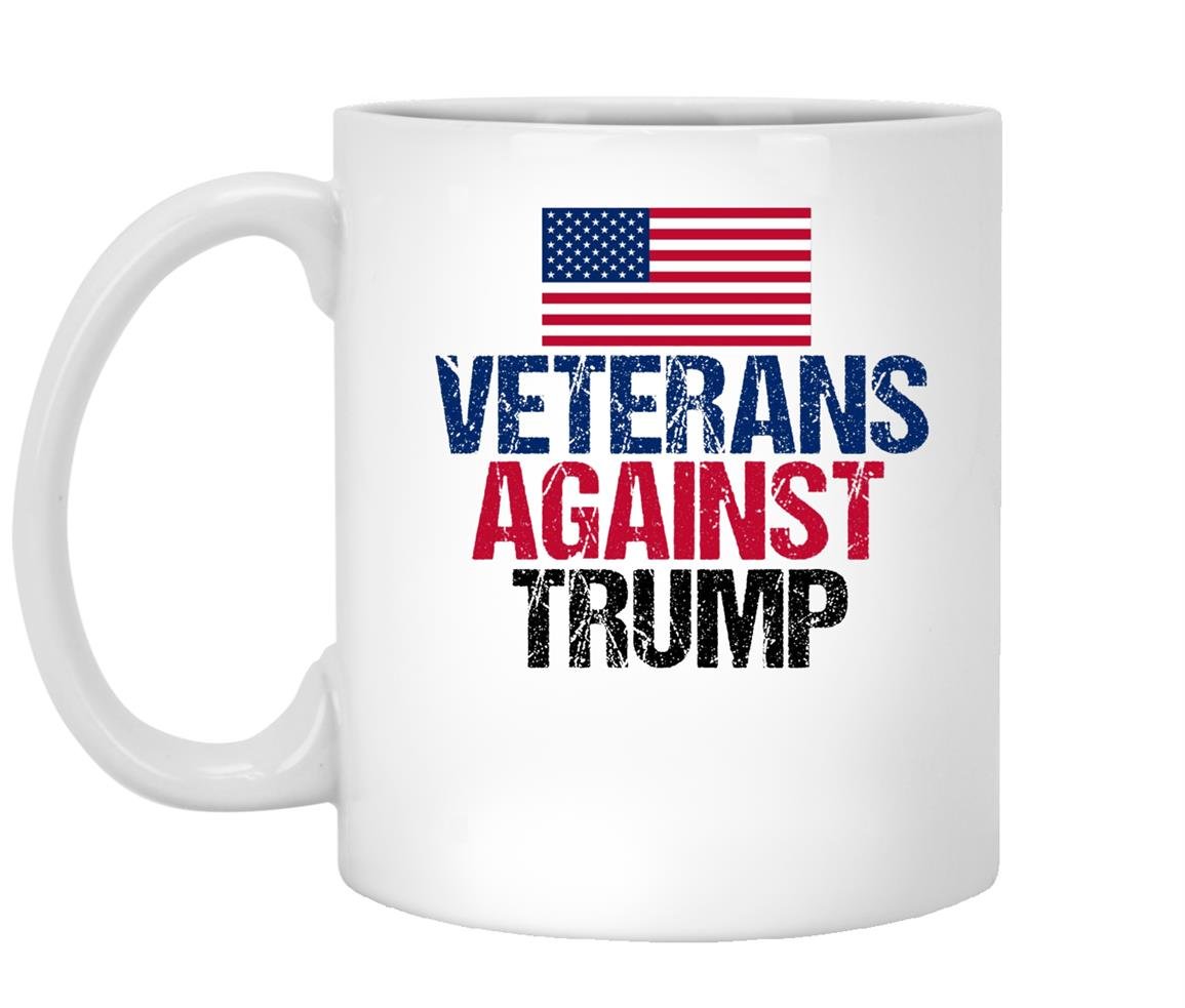 Veterans against trump Mug White