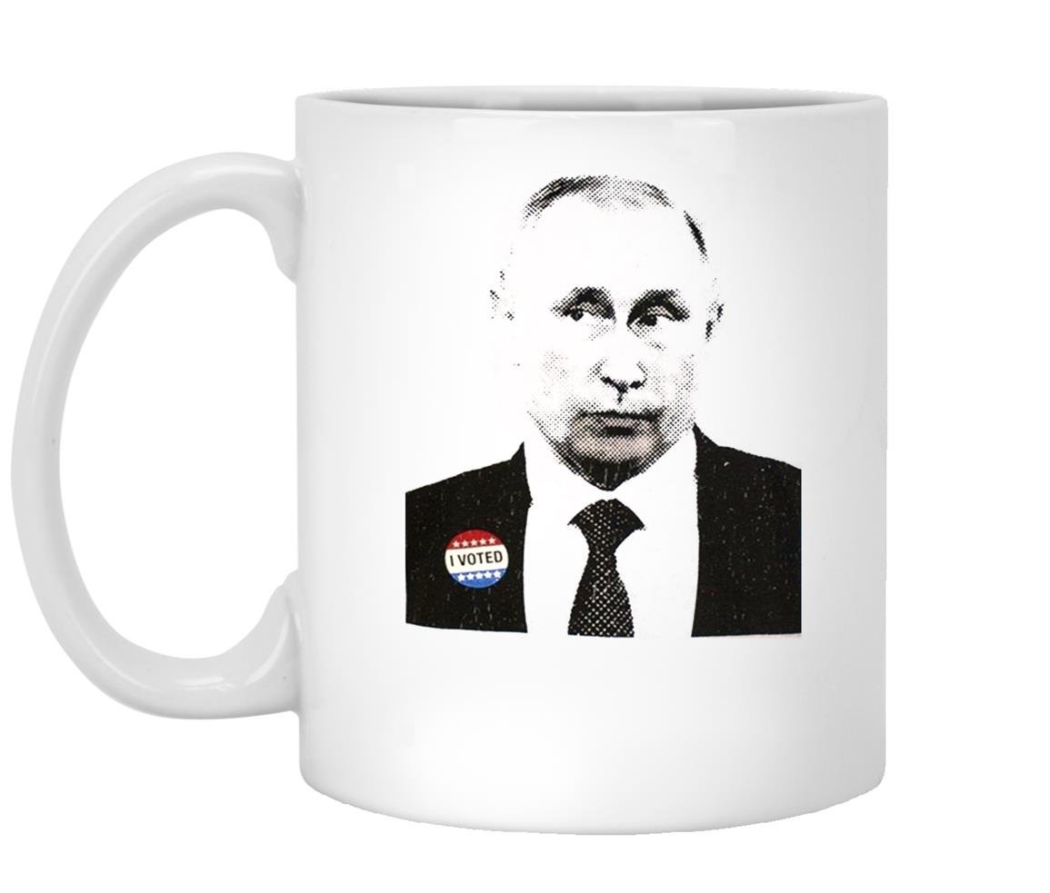 Vladimir putin votedheather Mug White