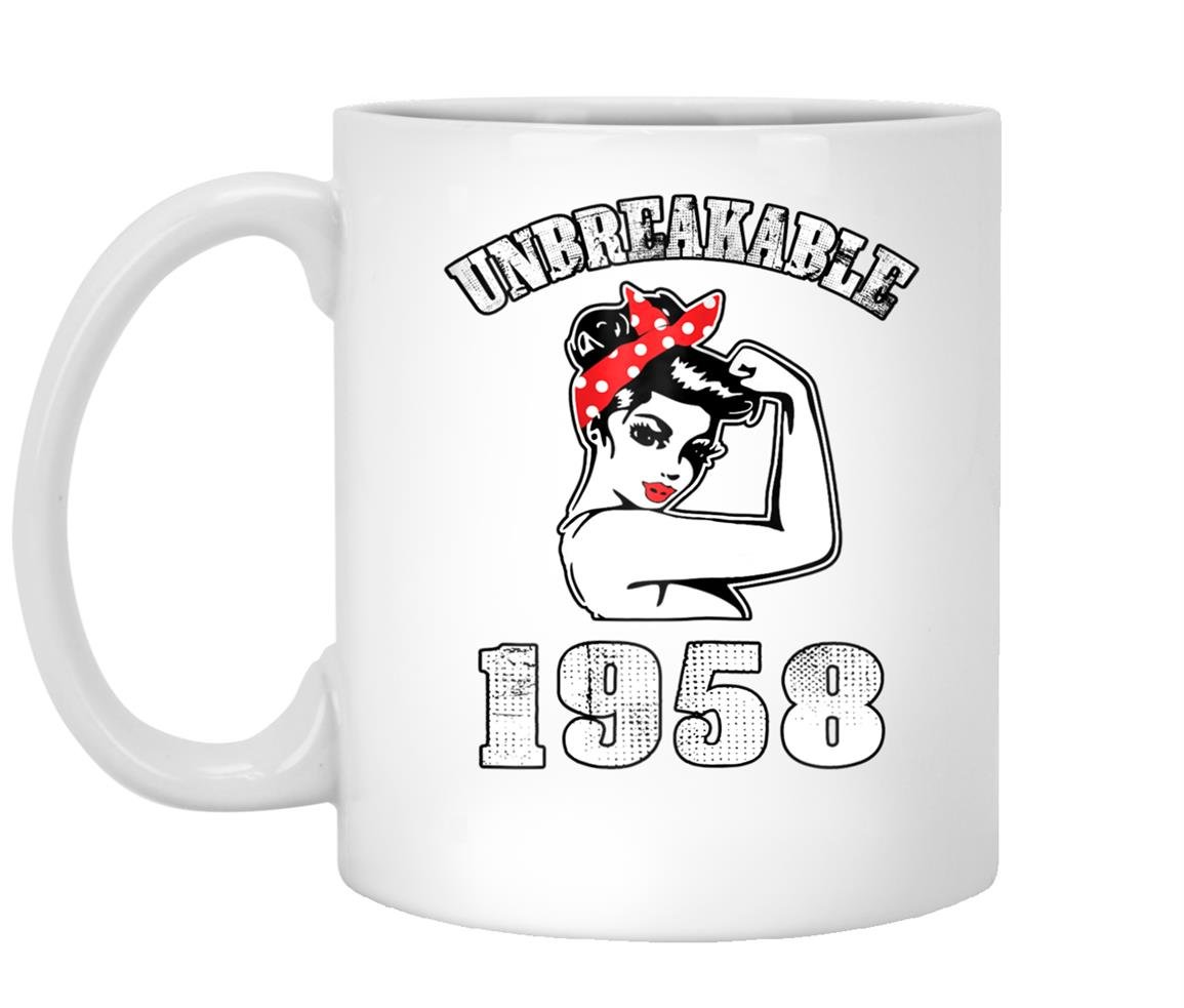 Unbreakable 195860th birthday Mug White