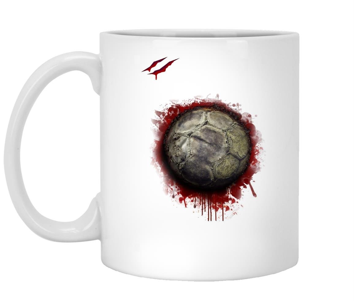 Zombie soccer playerhalloween 2017 Mug White