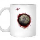 Zombie soccer playerhalloween 2017 Mug White