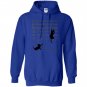 2h note music black cat Hoodie