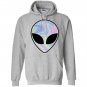 Alien head holographic party rave trippy Hoodie