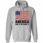 America love it or leave it patriotic american flag Hoodie