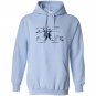Bigfoot riding the loch ness monster sasquatch Hoodie