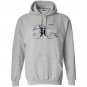 Bigfoot riding the loch ness monster sasquatch Hoodie