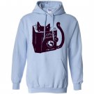 Cat reading a book world domination for cat Hoodie