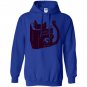 Cat reading a book world domination for cat Hoodie
