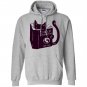 Cat reading a book world domination for cat Hoodie