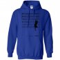 Cats playing with music notes guitar musician lover Hoodie