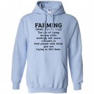 Funny farming gift farmer the art of losing money Hoodie